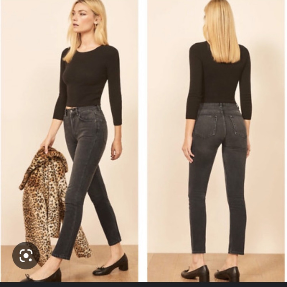 Reformation Julia High Rise Cigarette Jeans 23